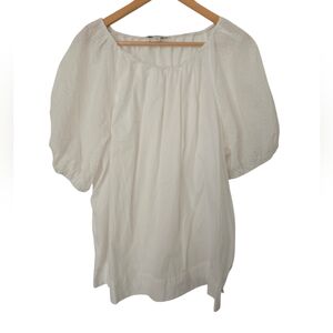 Free Assembly Chic White Blouse for Women Size XXXL